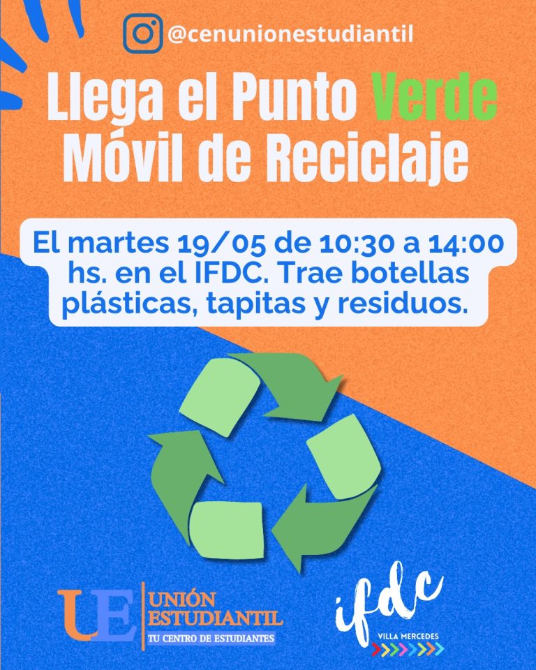 Punto Verde Móvil de reciclaje