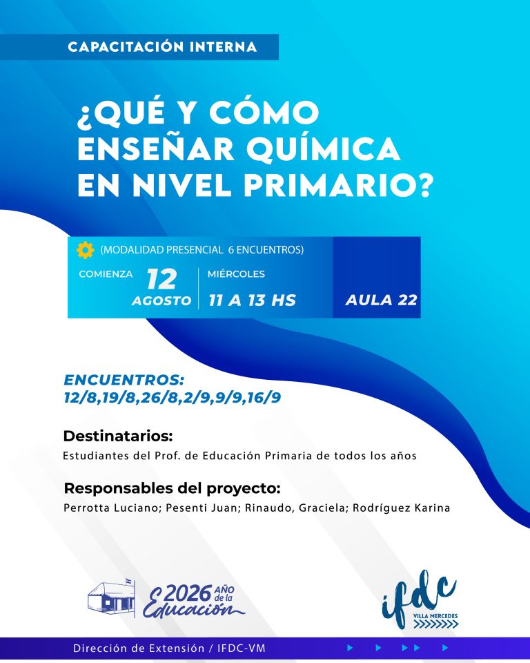 ¿Qué y cómo enseñar química en nivel primario?