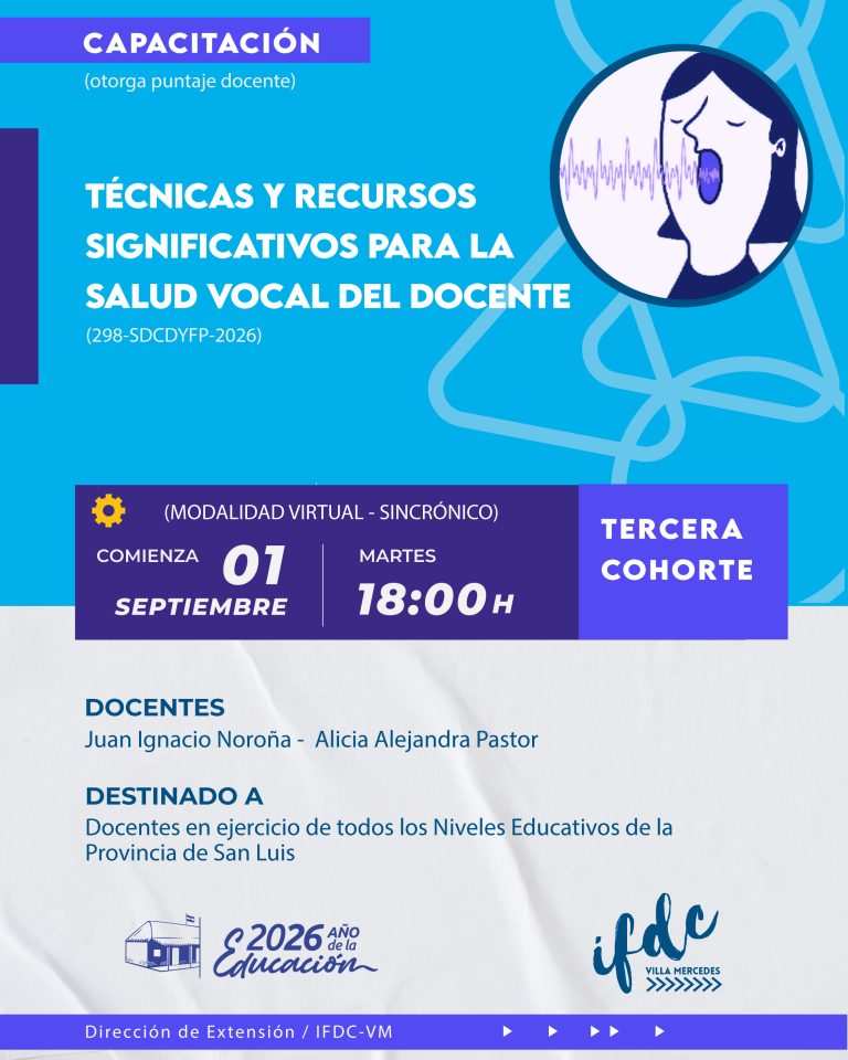 Técnicas y recursos significativos para la salud vocal del docente
