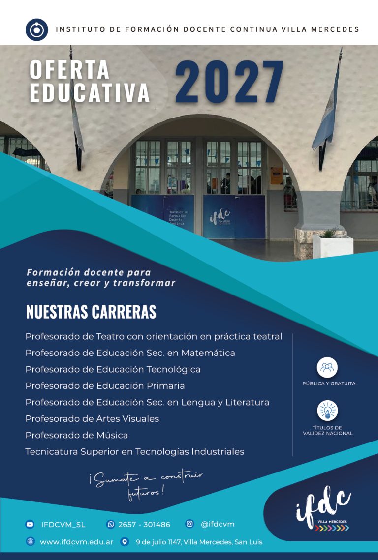 🎓✨OFERTA EDUCATIVA 2027