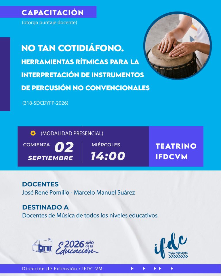 No tan cotidiáfono. Herramientas rítmicas para la interpretación de instrumentos de percusión no convencionales