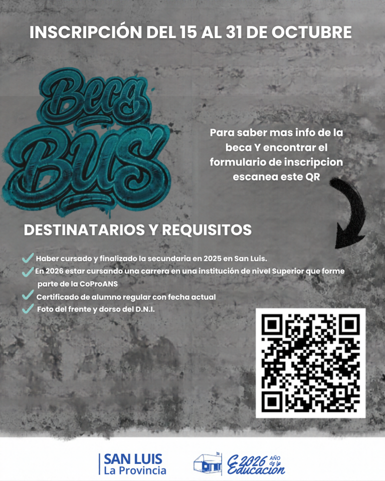 2° Pago de la Beca Bus